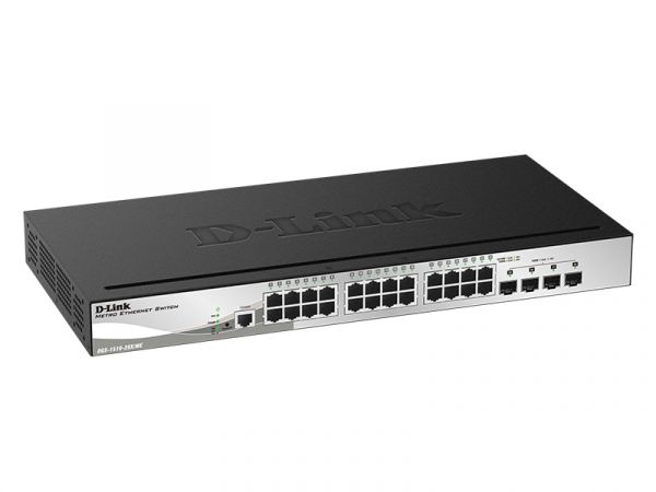 D-Link DGS-1510-28X Switch Smart Managed Gigabit Stackable – 28 Porte (4 SFP+ 10G)